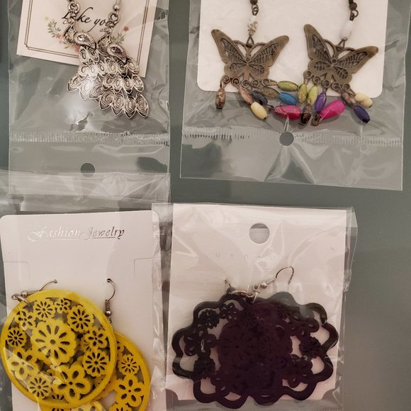 Earrings Set Multi Colours - New - Picture 1 of 5
